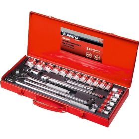 Автомобильный набор инструмента с квадратом 1/2" MASTER MATRIX 13582 (артикул 13698126) – фото 4