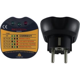 Цифровой тестер электросети для евро-розеток Mastech MS6860D 58485 (артикул 15491974) – фото 3