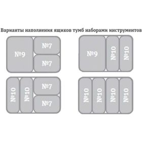 Инструментальная тележка ДиКом TS-875.06 серая 12.0153-103 (артикул 16447563) – фото 2