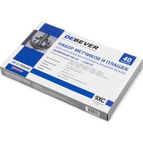 Набор метчиков и плашек DeBever 4NC40 - 1/2NF20, 40 предметов, дюймовая резьба DB-S-TDI5040 (артикул 20789067) – фото 8