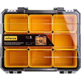 Профессиональный органайзер с металлическими замками 9 отделений Inforce 06-20-10 (артикул 16219037) – фото 4