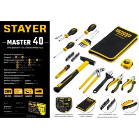 Универсальный набор инструмента для дома STAYER Master-40 40 предм. 22052-H40 (артикул 20572918) – фото 2