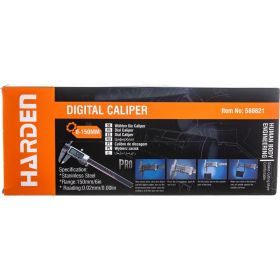 Электронный штангенциркуль HARDEN, нержавеющая сталь, 150 мм. 580821 (артикул 16228865) – фото 2
