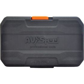Набор профессионального инструмента AV Steel 72 предм. 1/4 AV-011472 (артикул 16045299) – фото 6