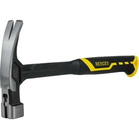Молоток-гвоздодер Berger BG цельнокованый 450 г., магнит, 3-компонентная рукоятка,BG1527 (артикул 20428984) – фото 11
