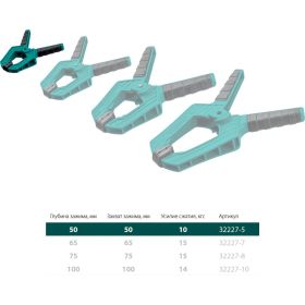 Пружинная струбцина KRAFTOOL SC-5 50х50 мм 32227-5 (артикул 18365515) – фото 7