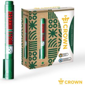 Перманентный маркер Munhwa Crown Multi Marker зеленый, пулевидный, 3мм CPM-800 (артикул 16230677) – фото 2