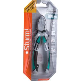 Бокорезы Sturm 180мм, CrV,+30% к силе реза, тефлоновое покрытие, TPE рукоятки, 1020-13-2-180 (артикул 18318469) – фото 2