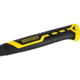 Молоток-гвоздодер Berger BG цельнокованый 450 г., магнит, 3-компонентная рукоятка,BG1527 (артикул 20428984) – фото 4