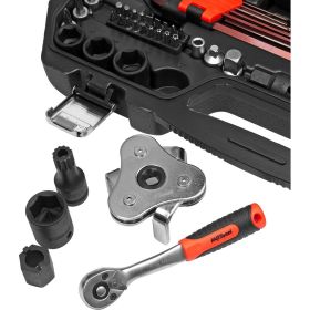 Набор инструмента AV Steel 127 предметов 1/4"",3/8"" профессиональный AV-011127 (артикул 19749610) – фото 6