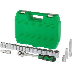 Набор инструментов INTERTOOL 21ед., 1/2"", Cr-V ET-6021SP (артикул 16831843) – фото 8