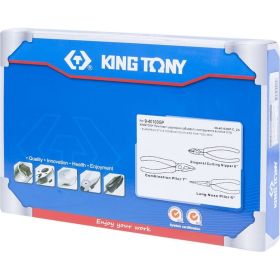 Набор плоскогубцев и бокорезов (ложемент, 3 предмета) KING TONY 9-40103GP (артикул 15532816) – фото 2