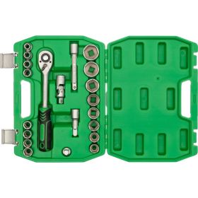 Набор инструментов INTERTOOL 21ед., 1/2"", Cr-V ET-6021SP (артикул 16831843) – фото 4