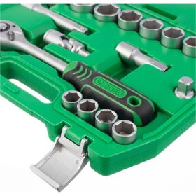 Набор инструментов INTERTOOL 21ед., 1/2"", Cr-V ET-6021SP (артикул 16831843) – фото 2
