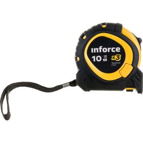 Рулетка Inforce с тройным стопом, 10х25 06-11-78 (артикул 19784242) – фото 1