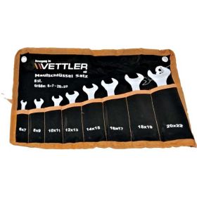 Набор рожковых ключей VETTLER 8пр 6-22мм сумка MsS8RT (артикул 16284728) – фото 2