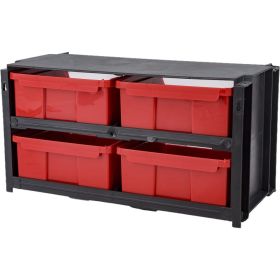 Составная полка 360x170x190мм, 4 выдвижные ячейки 160х170х80мм Tayg 304002 (артикул 16008375) – фото 3