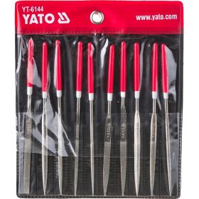 Алмазные надфили YATO 3x140x50мм 10 предметов YT-6144 (артикул 15744645) – фото 2