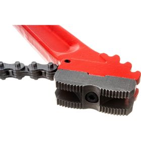 Односторонний цепной ключ с двойными губками REKON 24" 028424 (артикул 15603904) – фото 2