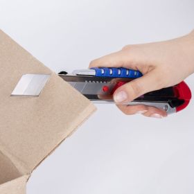 Универсальный мощный нож BRAUBERG Professional ширина 25 мм, металлический корпус 237448 (артикул 16742556) – фото 3