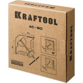 Угловая струбцина KRAFTOOL AC-80 алюминиевая, глубина зажима 70 мм 32202 (артикул 18630079) – фото 5