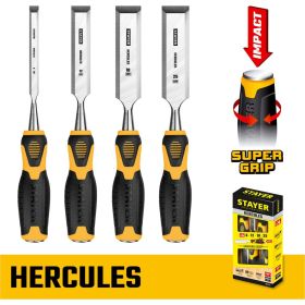 Набор стамесок-долот STAYER Hercules 4 шт. 18205-H4 (артикул 20770851) – фото 6