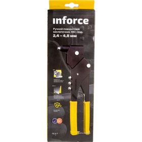Литой ручной заклепочник Inforce поворотный 360 град., 2.4-4.8 мм 06-14-11 (артикул 19772506) – фото 3