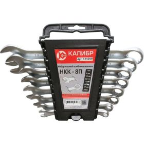 Набор комбинированных ключей, 8 штук, CrV Калибр НКК-8П 00000062579 (артикул 15745011) – фото 1