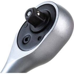 Телескопическая трещотка AV Steel 1/4 72 зубца 190-225мм AV-508670 (артикул 16045177) – фото 2