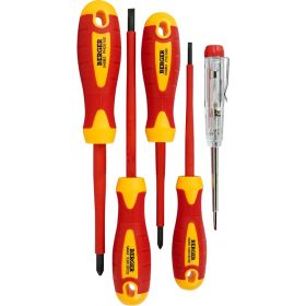 Набор диэлектрических отверток до 1000V, 5шт Berger BG BG1065 (артикул 15634096) – фото 4
