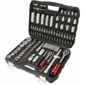 Набор инструмента WMC TOOLS 1/2, 1/4 6гр. 4-32мм 108 пр WMC-41082-5 (артикул 16418963) – фото 1