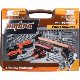 Универсальный набор инструмента Ombra OMT75S 1/4DR и 1/2DR (артикул 15394141) – фото 2
