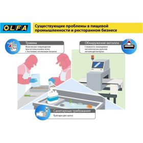 Безопасный нож OLFA с трапециевидным лезвием OL-SK-12 (артикул 15595626) – фото 8
