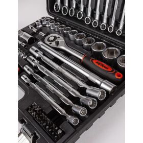 Профессиональный набор инструментов AV Steel 76 предметов AV-011076 (артикул 15747305) – фото 3