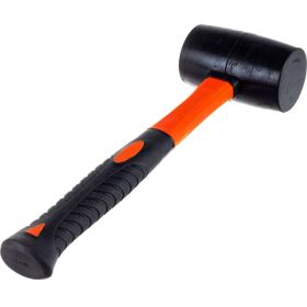Киянка HARDEN резиновая, черная, фибергласовая ручка, 500 гр. 590415 (артикул 16228898) – фото 3
