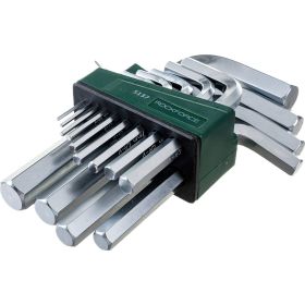 Набор шестигранных Г-образных ключей ROCKFORCE 2-19мм 13 предметов RF-5137 (артикул 15990998) – фото 3