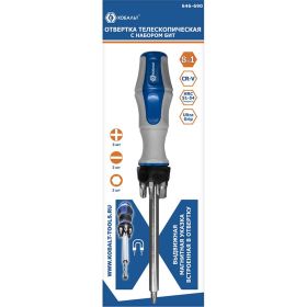 Отверточная рукоятка Ultra Grip телескопическая с набором бит КОБАЛЬТ 646-690 (артикул 15536640) – фото 3