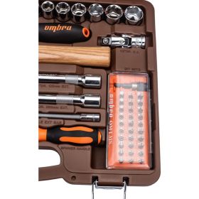Универсальный набор инструмента Ombra OMT75S 1/4DR и 1/2DR (артикул 15394141) – фото 6