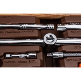 Универсальный набор инструмента Ombra OMT75S 1/4DR и 1/2DR (артикул 15394141) – фото 5
