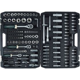 Набор инструмента ROCKFORCE 1/4"",3,8"",1/2"" DR 6-гранный 4-32мм 172пр. RF-41723-5 (артикул 16257816) – фото 3