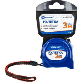 Рулетка 3 м x 16 мм КОБАЛЬТ Луч 247-309 (артикул 15701858) – фото 3