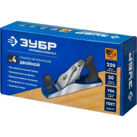 Металлический двойной рубанок Зубр № 4 250х60 мм 18505-25_z02 (артикул 16393283) – фото 4