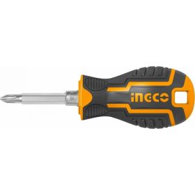 Двухсторонняя отвертка INGCO 2 в 1 SL6+PH2 INDUSTRIAL AKISD0202 (артикул 16651193) – фото 3