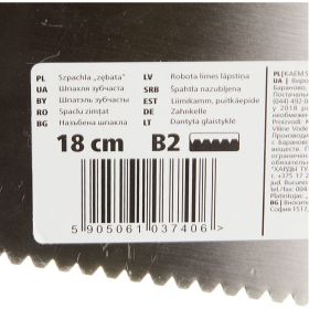 Зубчатый шпатель 180мм В2 HARDY серия 66 0825-661802 (артикул 16441115) – фото 3