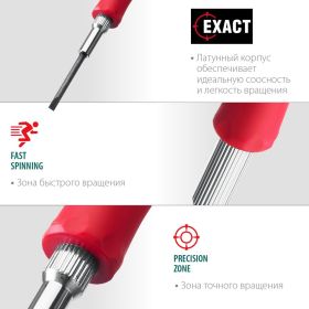 Набор часовых отверток для точных работ KRAFTOOL Precision-6 6 предметов 25679 (артикул 20965773) – фото 9