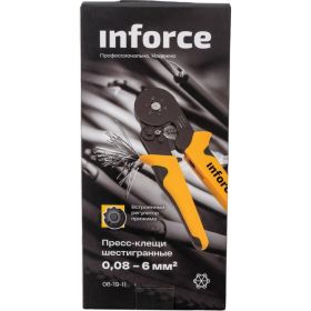 Шестигранные пресс-клещи Inforce 0,2-10 мм2 06-19-11 (артикул 20213050) – фото 4