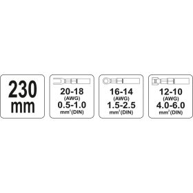 Инструмент для обжима проводов YATO YT-2300 (артикул 15743036) – фото 6
