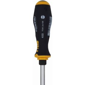 Плоская шлицевая ударная отвертка Felo Ergonic 9,0X1,6X150 45009040 (артикул 16391242) – фото 4