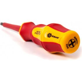 Отвертка диэлектрическая Ultra Grip PH-2 х 100 мм КОБАЛЬТ CR-V 646-508 (артикул 15536546) – фото 5