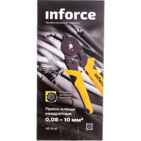Квадратные пресс клещи Inforce 0.08-10 мм2 06-19-10 (артикул 20213044) – фото 4